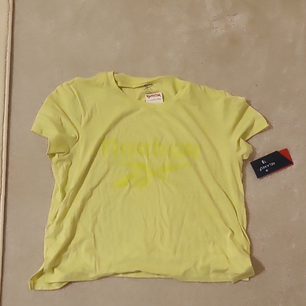 H&M Yellow Short Sleeve Tee Casual Style